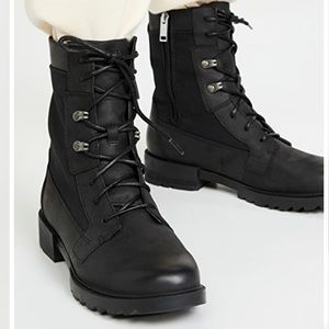 Sorel Black Combat & Moto Boots